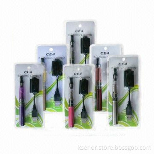 Ego CE45/6 E-cigarette Blister Kits with 650/900/1,100mAh Battery Capacity